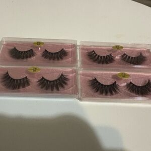 Dramatic Black False Eyelashes Set